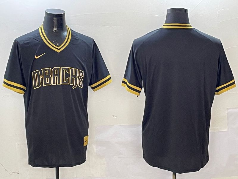 Men Arizona Diamondback Blank Black Gold Game 2025 Nike MLB Jersey style 1->arizona diamondback->MLB Jersey